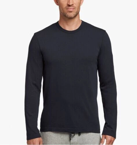 James Perse Clothing Men's Navy Blue l/s new Cotton T-Shirt MLJ3351 size 5 2xl