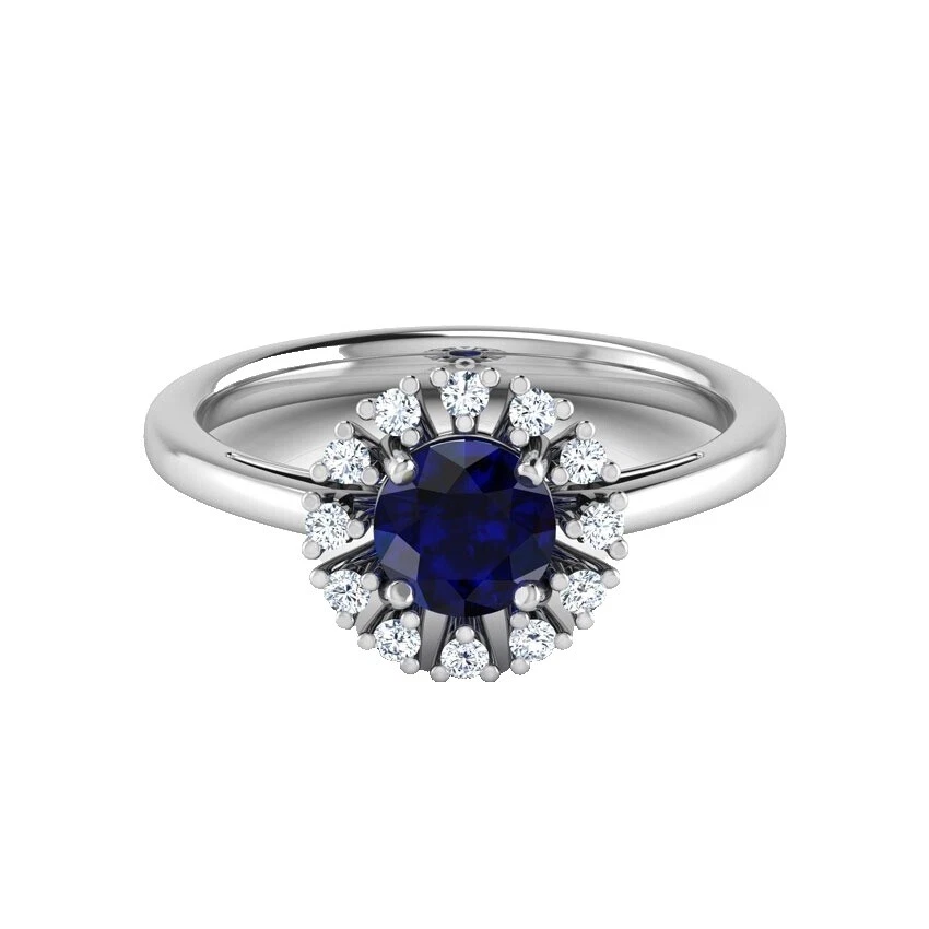 4 Ring Sapphire Fashion Rings