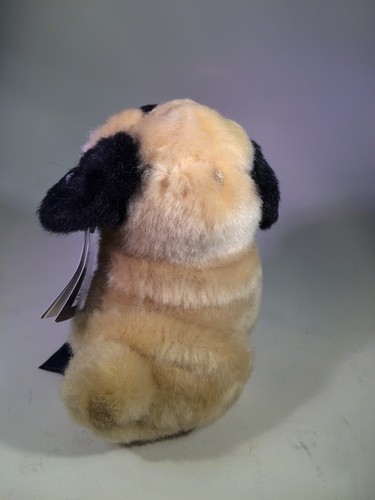 Pug Dog Aurora Classics Miniature Plush Puppy Dog Pedigree 4” - Picture 4 of 10