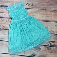 Speechless Kids Sleeveless Lace Dress Size 7 Beaded Waist
