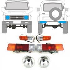 Für Suzuki Samurai 1986-1995 2x Scheinwerfer / 2x Blinker / 2x Rücklichtlampe