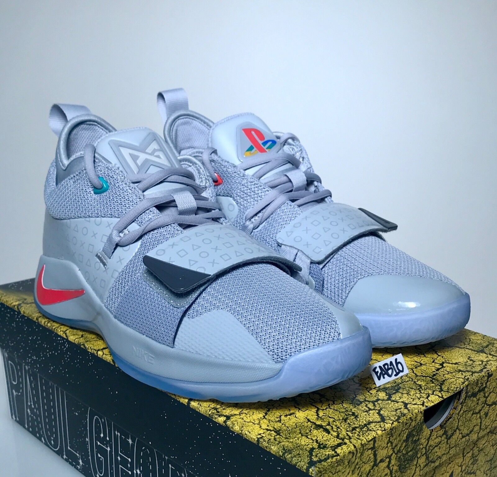 Nike PG 2.5 PlayStation Paul George PS5 Classic Wolf Mens &amp; Kids GS Gray 5 | eBay