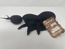 FOLKMANIS Folktails 2 Hand Puppets Black Ant Green Grasshopper with Tags