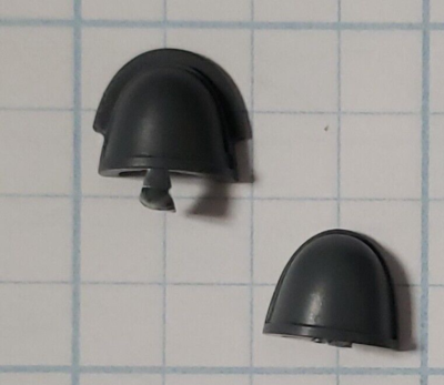 Warhammer 40k Primaris Intercessor Shoulder Pads Bits - X10 Sprueless Parts #69