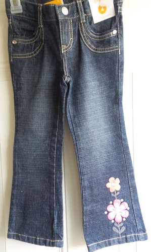 NWT Gymboree Jeans Pants Size 4 5 6 Denim White Navy Red Pink Yellow Solid Print - Picture 8 of 15
