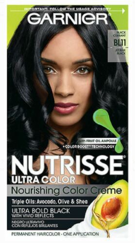 Garnier Nutrisse Ultra Color Nourishing Hair Color Creme, Blue Black, BL11  603084410743 | eBay