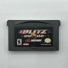Nintendo Game Boy Advance NFL Blitz 2002 Tested & Working Authentic Midway GBA