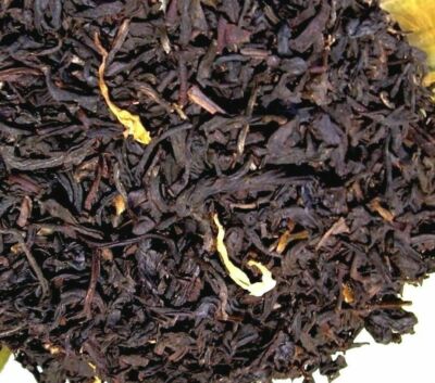 Ginger Cinnamon Peach Hot Or Iced Loose Leaf Aged Asian Black Tea Blend