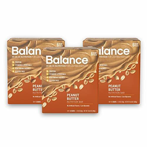 Balance Bar Healthy Protein Snacks Peanut Butter with Vitamin A (3) 6 Count