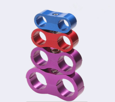 #ad Hose Separator Clamp Fitting Connector for 6AN 8AN 10AN Braid Oil Fuel Hose Line $8.46