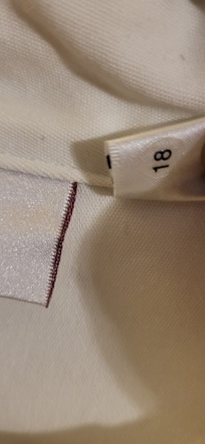 Quacker Factory Embroidered White Jacket Pink Sequin Butterflies Flowers 1X. - Picture 8 of 13