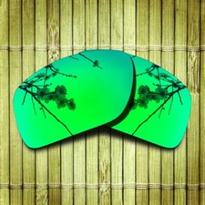 US Green Mirrored Polarized Replacement Lenses for-Oakley Straightlink OO9331