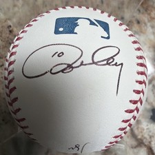 Los Angeles Dodgers Legends Signed Baseball Ron Cey & Maury Wills