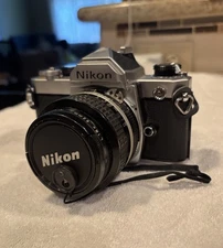 Nikon FM Silver Film Camera w/ Ai 50mm f1.4 Japan Mint