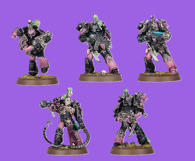 Warhammer 40k Emperor's Children Tormentors (5) NEW NO BOX | eBay