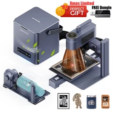 LaserPecker LP4 Diode Laser Engraver Cutter Machine Slide Rotary Smoke Purifier