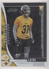 2019 Panini Absolute Rookie Justin Layne #184 pd0