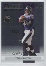 2007 Playoff NFL Playoffs Rookie Black Metalized 15/49 Troy Smith #133 0j5