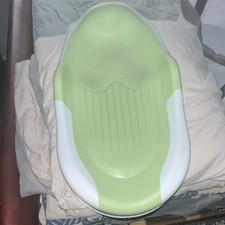 Green and White Baby Bath Tub