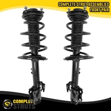 Front Pair Complete Struts & Coil Springs for 2014-2019 Toyota Highlander