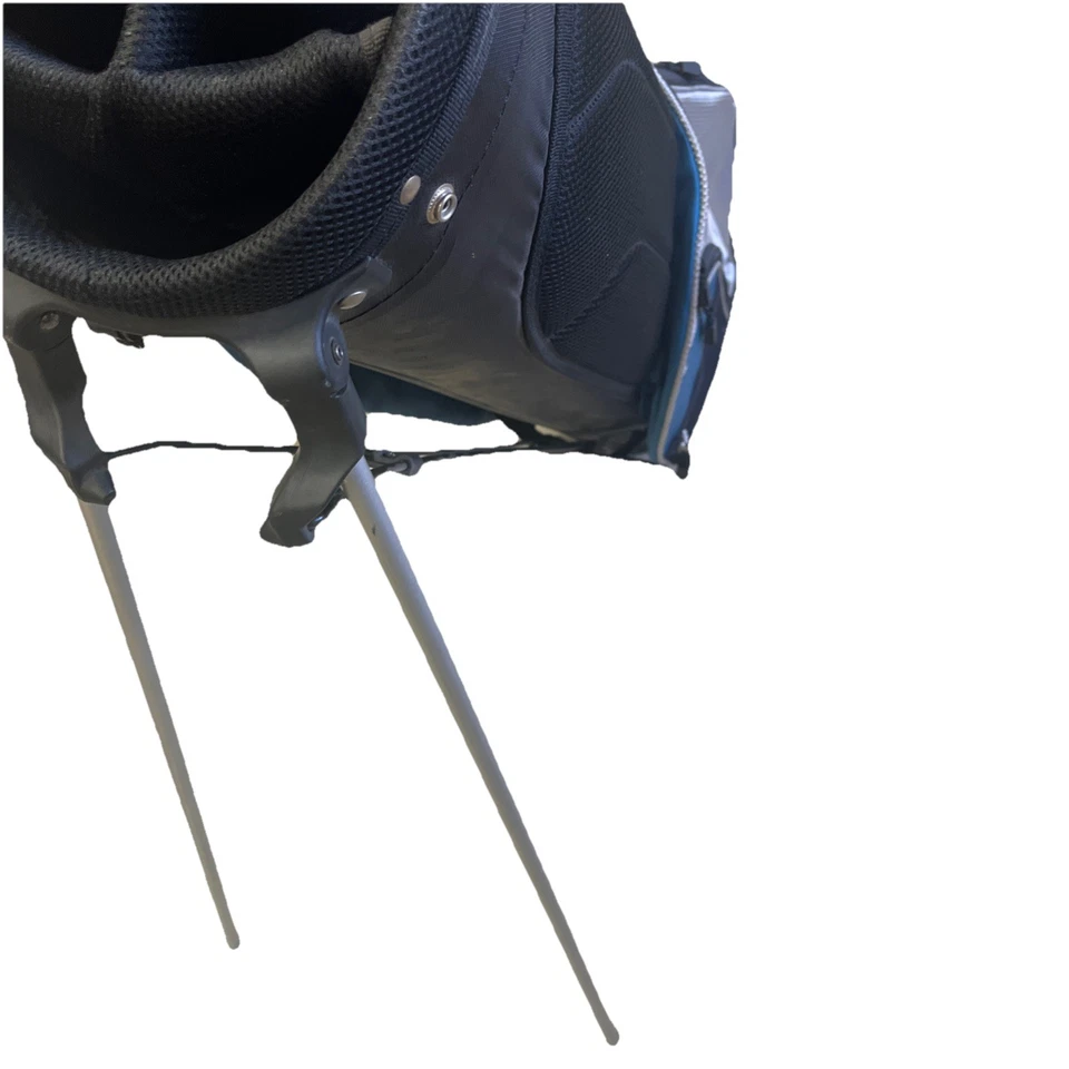 Bolsa de golf Adams Tight Lies Stand 6 vías negra azul plateada Foto 3 de 4