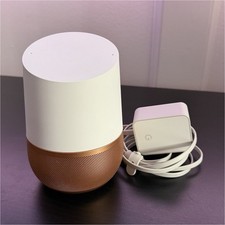 Google Home Smart Speaker White Copper Base Tested