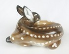 Vintage Rosenthal Germany Karner Porcelain Resting Spotted Fawn Deer Figurine — photo 4