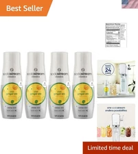 4-Pack Diet Ginger Ale Mix, 440ml Each - Blend Your Own 0 Calorie Sparkling Soda