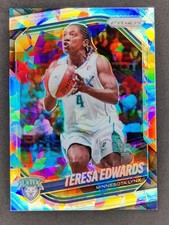 2025 Panini WNBA Prizm TERESA EDWARDS Silver Ice Prizm #126 Minnesota Lynx (B)
