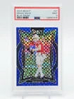 DRAKE MAYE 2024 SELECT BLUE PRIZM ROOKIE /249 #27 PATRIOTS PSA 9 Q0785