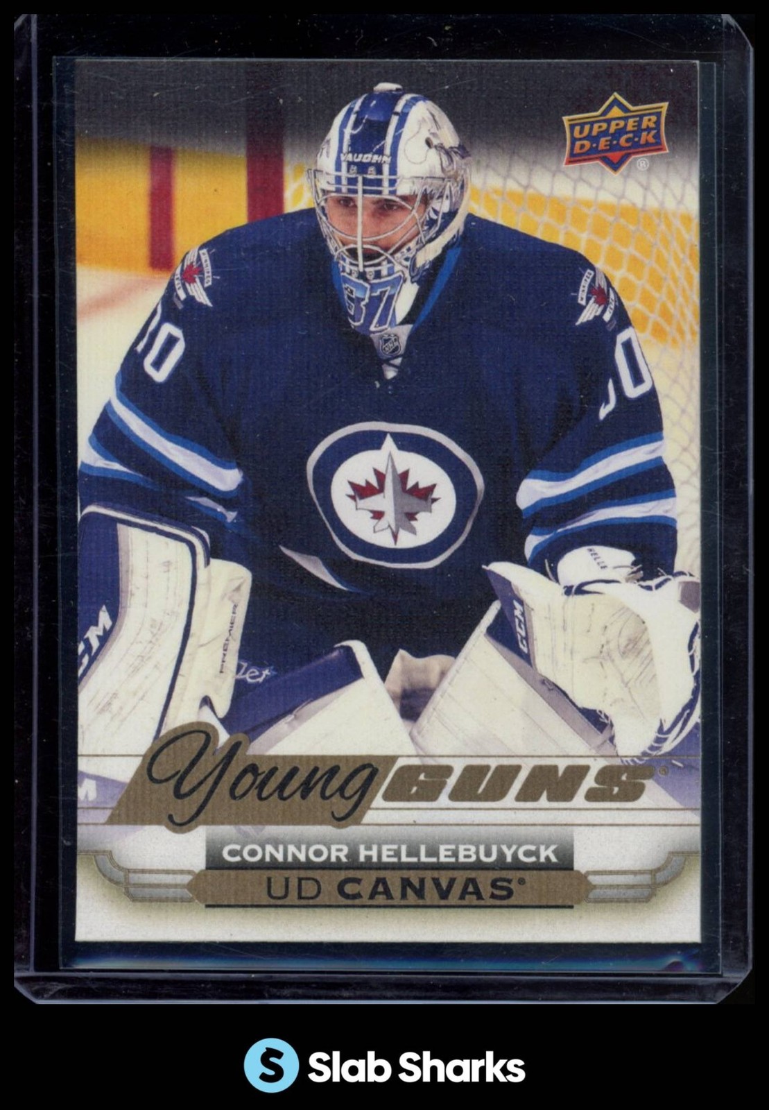 2015 UPPER DECK #C104 CONNOR HELLEBUYCK UD CANVAS YOUNG GUNS RC ROOKIE