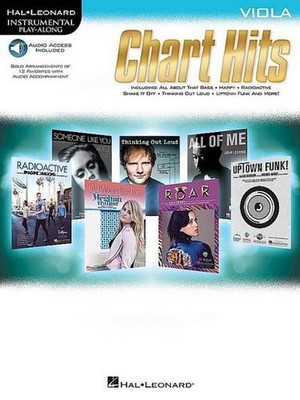 Chart Hits - -For Viola- (Book & Online Audio): Play-Along, Sammelband, Dow ...