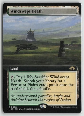Windswept Heath (Extended Art) LP 466 Modern Horizons 3 Magic: The Gathering
