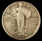 1927-S 25C Standing Liberty Quarter-Choice Fine++ -SMH823
