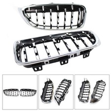 Passend f�r BMW 4er F32 F33 F36 Front Diamond Metero Gitter Grill Chrom