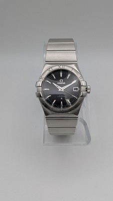 Omega Constellation Co-Axial 35mm Steel Black Dial 123.10.35.20.01.001