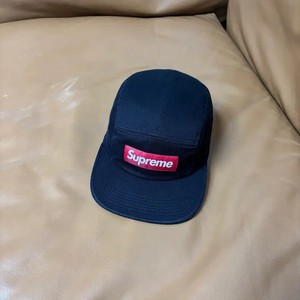 Supreme Camp Cap Red Box Logo Black Pre-Owned
