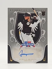 2024 Panini Crusade #AS-JML Jackson Merrill RC /99 Apprentice Signatures Auto