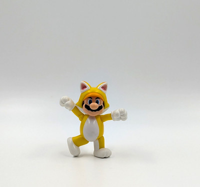 Nintendo Super Mario 3D World Fury 2'' Cat Mario Choco Egg Poseable Mini Figure