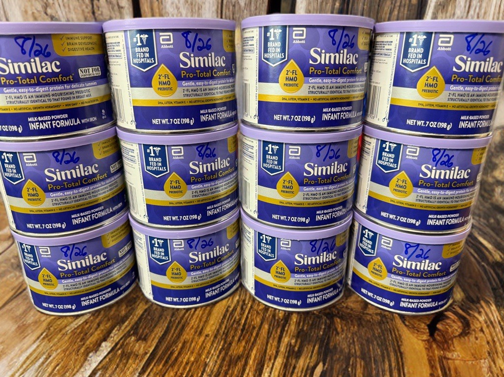 Lot Of 12 Similac Pro-Total Comfort 7oz Can Infant Formula Exp 01