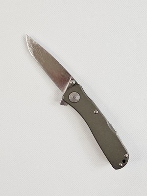 SOG Twitch II Folding Lock Blade Knife Gray With Clip