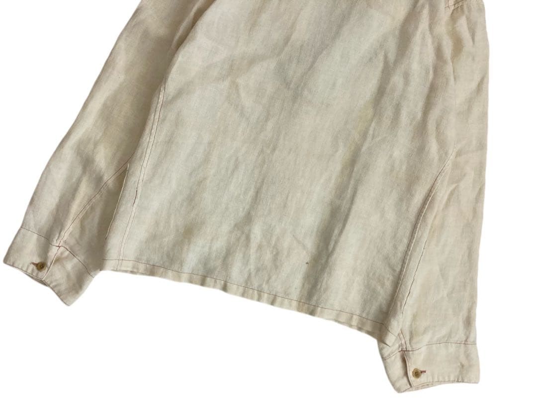 KAPITAL Linen Patchwork Jacket Casual Outerwear L… - image 6