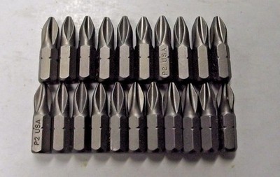 Bosch 1609511790 #2 x 1'' Phillips Screw Bit Tips 20pcs USA