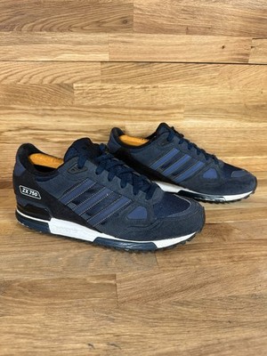 Adidas Originals Herren ZX 750 Turnschuhe UK 8 Navy Wildleder Retro Freizeit Turnschuhe