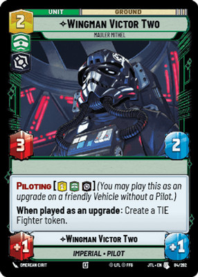 Wingman Victor Two, Mauler Mithel - Jump to Lightspeed - Star Wars Unlimited
