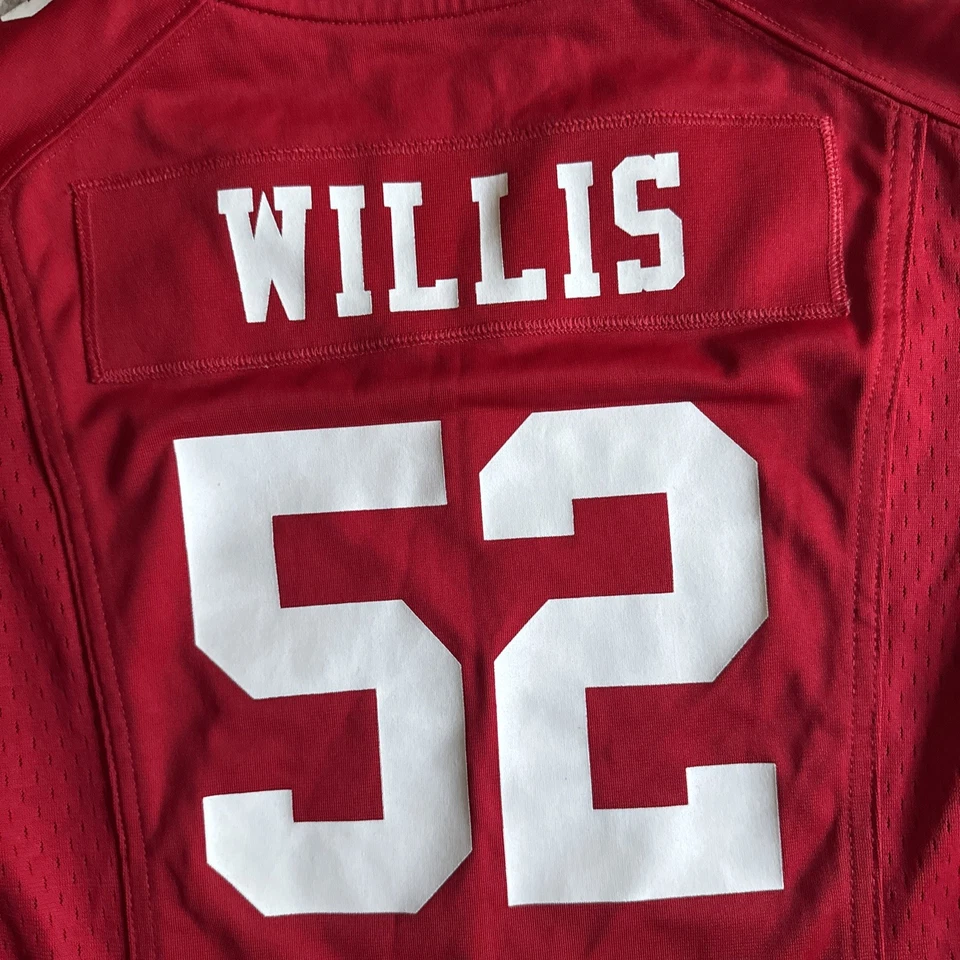 Camiseta deportiva Nike Patrick Willis San Francisco 49ERS #52 para mujer NFL sobre el campo talla mediana Foto 4 de 4
