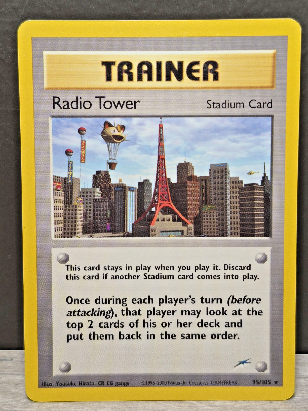 Radio Tower 95/105 Rare Neo Destiny Pokemon Card TCG Unlimited WOTC