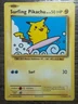 POKEMON NON HOLO SURFING PIKACHU 111/108 RARE EVOLUTIONS NEW ARCEUS SLEEVE LP-NM