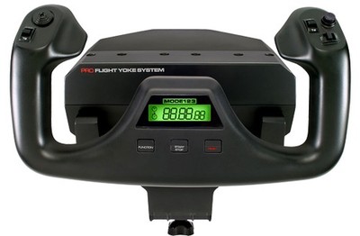 Logitech G Saitek PRO Flight Yoke System Steuerhorn Gasregler PC