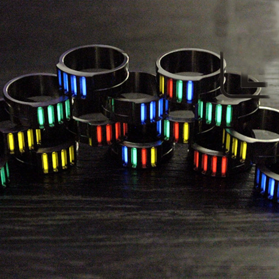 Nuevo anillo de dedo de aleación de titanio TC4 para hombres y mujeres anillo de dedo regalo Foto 4 de 4